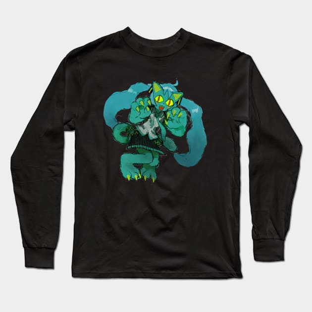 NEKO miku Long Sleeve T-Shirt by Plastiboo